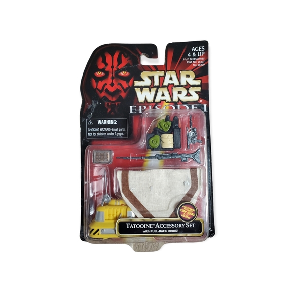 Hasbro Star Wars Episode I Tattoine Accessory Set Action Figure lot of 2 Sealed - Picture 4 of 5